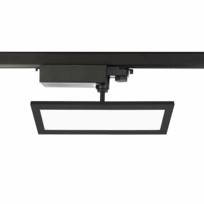 Deko-Light 3-Phasenleuchte, Panel Track Light, 20 W, 3000 K, Schwarz, 110-240 V/AC, 50 / 60 Hz