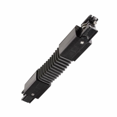 Deko-Light 3-Phasen Schienensystem, D Line Flexverbinder links-rechts, Graphitschwarz RAL 9011, 220-240 V/AC