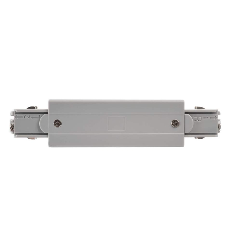 Deko-Light 3-Phasen Schienensystem, D Line elektrischer Längsverbinder mit Einspeisemöglichkeit links-rechts, F