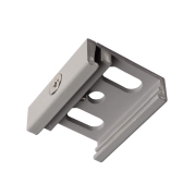3-Phasen Schienensystem, D Line Montagehalter Deckenbefestigung Flex, Fenstergrau RAL 7040
