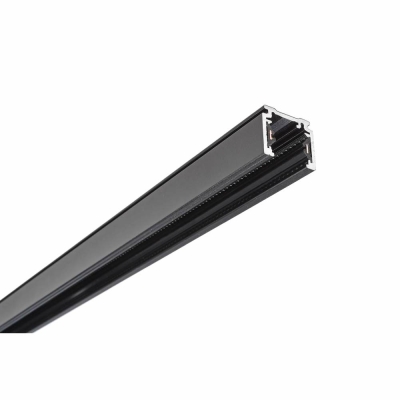 Deko-Light 1-Phasen Schienensystem, D One Aufbaustromschiene 1m, schwarz, Schwarz, 220-240 V/AC
