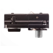 1-Phasen Schienensystem, D One 1-Phasen Adapter für Leuchtenmontage inkl. Montagezubehör, schwarz, G