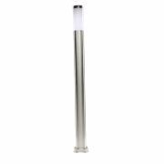 Pollerleuchte, Nova 1100 mm, 1x max. 40 W E27, Silber, 220-240 V/AC, 50 / 60 Hz