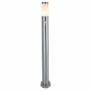 Pollerleuchte, Nova Motion 1100 mm, 1x max. 40 W E27, Silber, 220-240 V/AC, 50 / 60 Hz