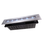Bodeneinbauleuchte, Line III, 16,5 W, RGB, Silber, Spannungskonstant, 24 V/DC