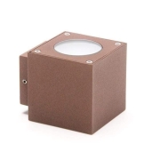 Wandaufbauleuchte, Cubodo B, 5,7 W, 3000 K, Braun, 220-240 V/AC, 50 / 60 Hz