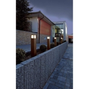 Pollerleuchte, Facado B 650 mm, 1x max. 20 W E27, Braun 220-240 V/AC, 50 / 60 Hz