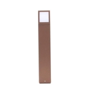 Pollerleuchte, Facado B 650 mm, 1x max. 20 W E27, Braun 220-240 V/AC, 50 / 60 Hz