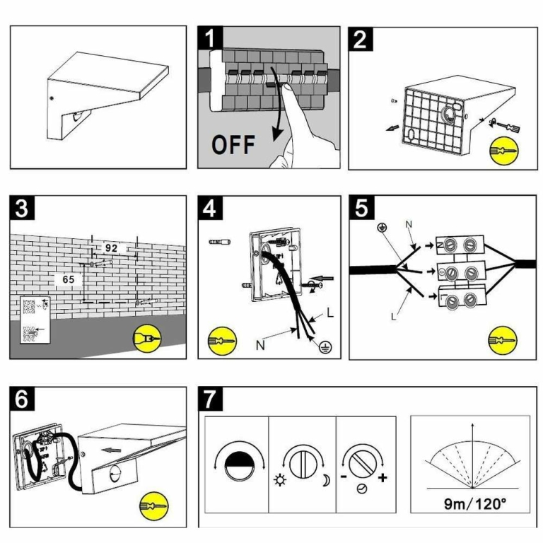 Deko-Light Wandaufbauleuchte, Iretta Motion, 6,2 W, 3000 K, Anthrazit, 220-240 V/AC, 50 / 60 Hz