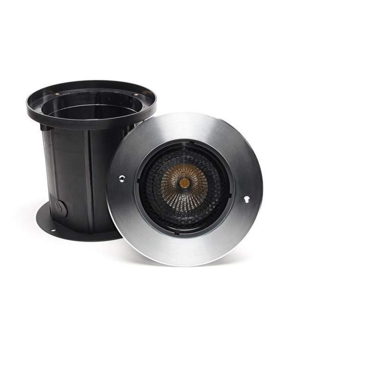 Deko-Light Bodeneinbauleuchte, COB 25 Soft, 29 W, 3000 K, Silber, 220-240 V/AC, 50 / 60 Hz