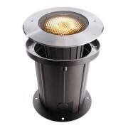 Bodeneinbauleuchte, COB 25 Soft, 29 W, 3000 K, Silber, 220-240 V/AC, 50 / 60 Hz