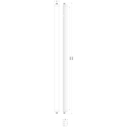 Feuchtraumleuchte, Tri Proof, 35 W, 4000 K, Weiß, 180-240 V/AC, 50 / 60 Hz