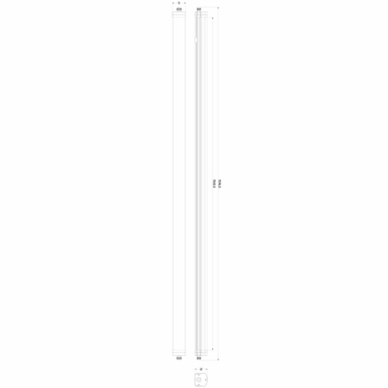 Deko-Light Feuchtraumleuchte, Tri Proof, 44 W, 4000 K, Weiß, 180-240 V/AC, 50 / 60 Hz