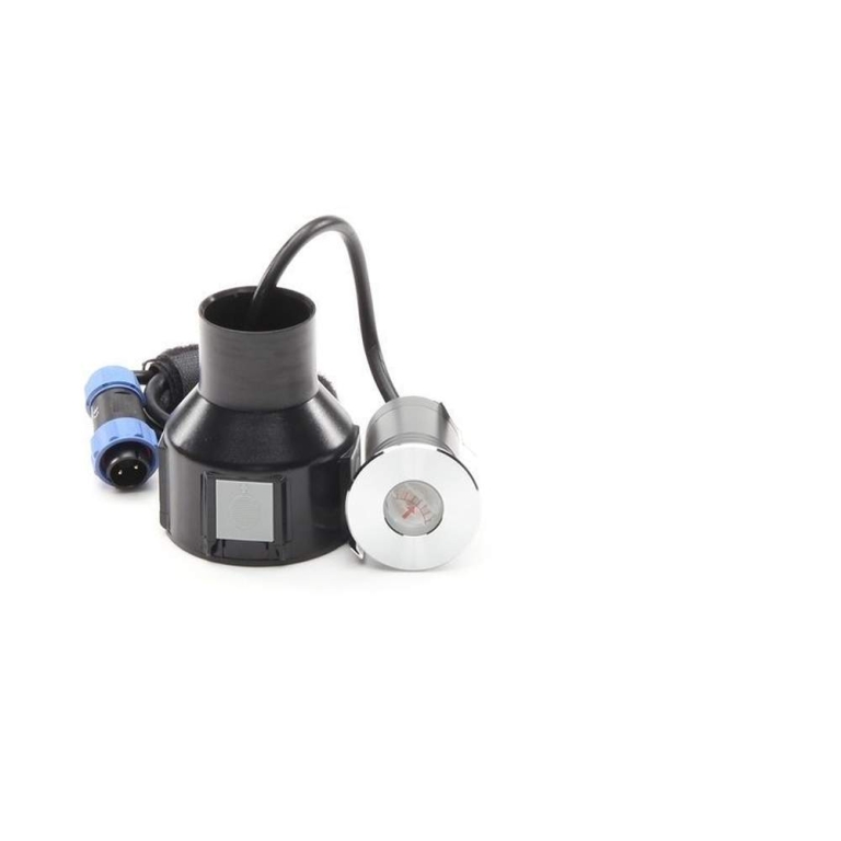 Deko-Light Bodeneinbauleuchte, Fornac, 2,7 W, 3000 K, Silber, Spannungskonstant, 24 V/DC