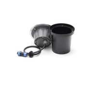 Bodeneinbauleuchte, Canum, 17 W, RGB, Silbe, Spannungskonstant, 24 V/DC