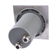 Bodeneinbauleuchte, Pavo Eckig Set, 1x max. 9 W GU10, Silber, 220-240 V/AC, 50 / 60 Hz