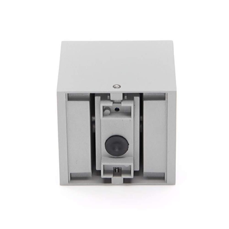 Deko-Light Wandaufbauleuchte, Cubodo II Double, 16 W, 3000 K, Silber, 220-240 V/AC, 50 / 60 Hz