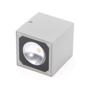 Wandaufbauleuchte, Cubodo II Double, 16 W, 3000 K, Silber, 220-240 V/AC, 50 / 60 Hz