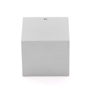 Wandaufbauleuchte, Cubodo II Double, 16 W, 3000 K, Silber, 220-240 V/AC, 50 / 60 Hz