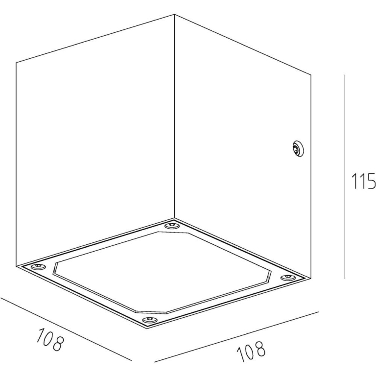 Deko-Light Wandaufbauleuchte, Cubodo II Double, 16 W, 3000 K, Weiß, 220-240 V/AC, 50 / 60 Hz