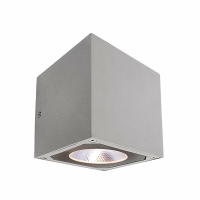 Deko-Light Wandaufbauleuchte, Cubodo II Single, 8,5 W, 3000 K, Silber, 220-240 V/AC, 50 / 60 Hz