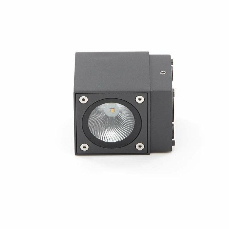 Deko-Light Wandaufbauleuchte, Cubodo II Single Mini, 5 W, 3000 K, Grau, 220-240 V/AC, 50 / 60 Hz