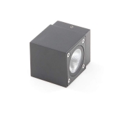 Wandaufbauleuchte, Cubodo II Single Mini, 5 W, 3000 K, Grau, 220-240 V/AC, 50 / 60 Hz
