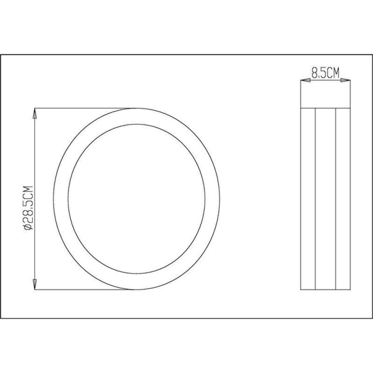 Deko-Light Wandaufbauleuchte, Scuti II Rund, 2x max. 11 W E27, Silber, 220-240 V/AC, 50 / 60 Hz