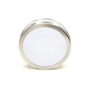 Wandaufbauleuchte, Scuti II Rund, 2x max. 11 W E27, Silber, 220-240 V/AC, 50 / 60 Hz