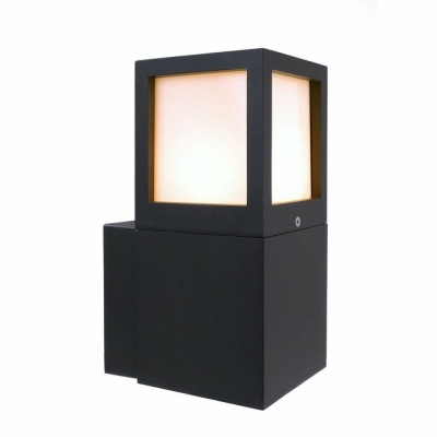 Deko-Light Wandaufbauleuchte, Facado A, 1x max. 20 W E27, Anthrazit, 220-240 V/AC, 50 / 60 Hz