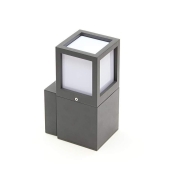 Wandaufbauleuchte, Facado A, 1x max. 20 W E27, Anthrazit, 220-240 V/AC, 50 / 60 Hz