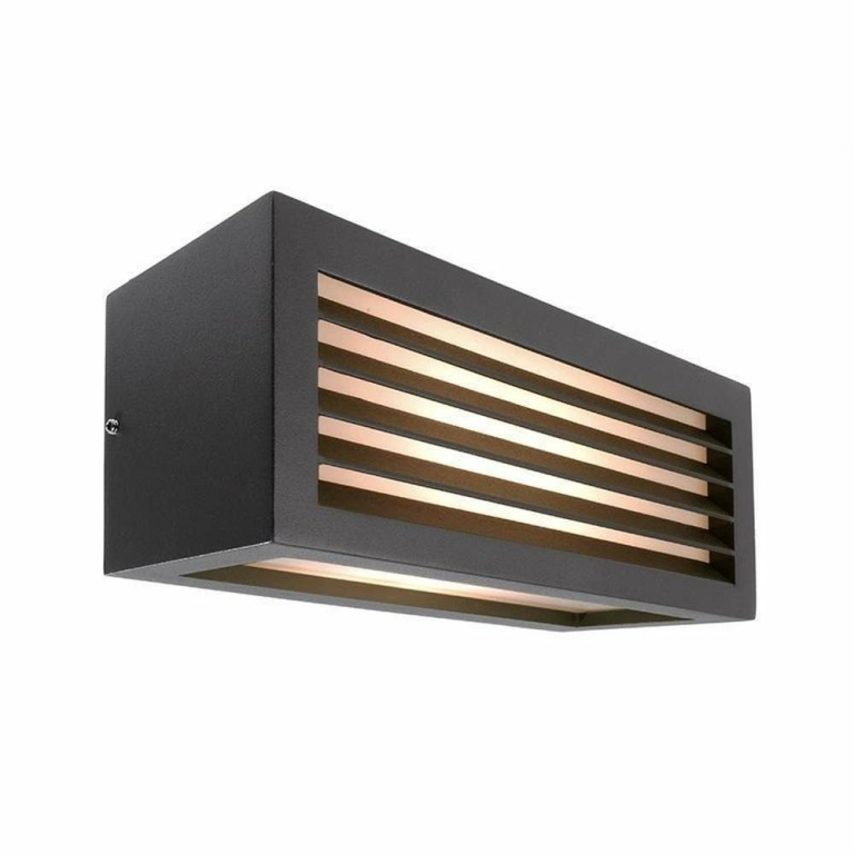 Deko-Light Wandaufbauleuchte, Wall Line III, 1x max. 18 W E27, Anthrazit, 220-240 V/AC, 50 / 60 Hz