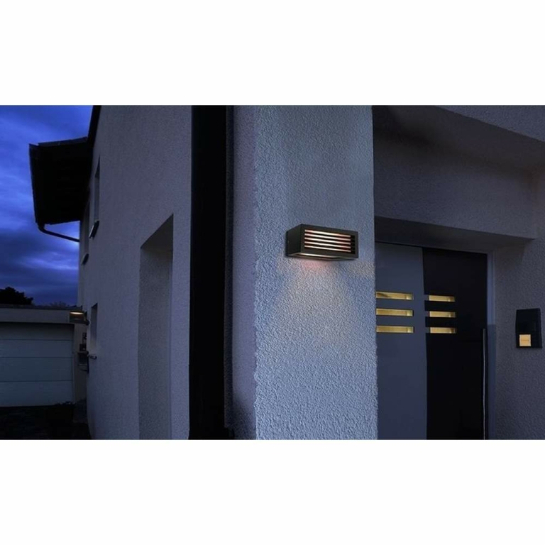 Deko-Light Wandaufbauleuchte, Wall Line III, 1x max. 18 W E27, Anthrazit, 220-240 V/AC, 50 / 60 Hz