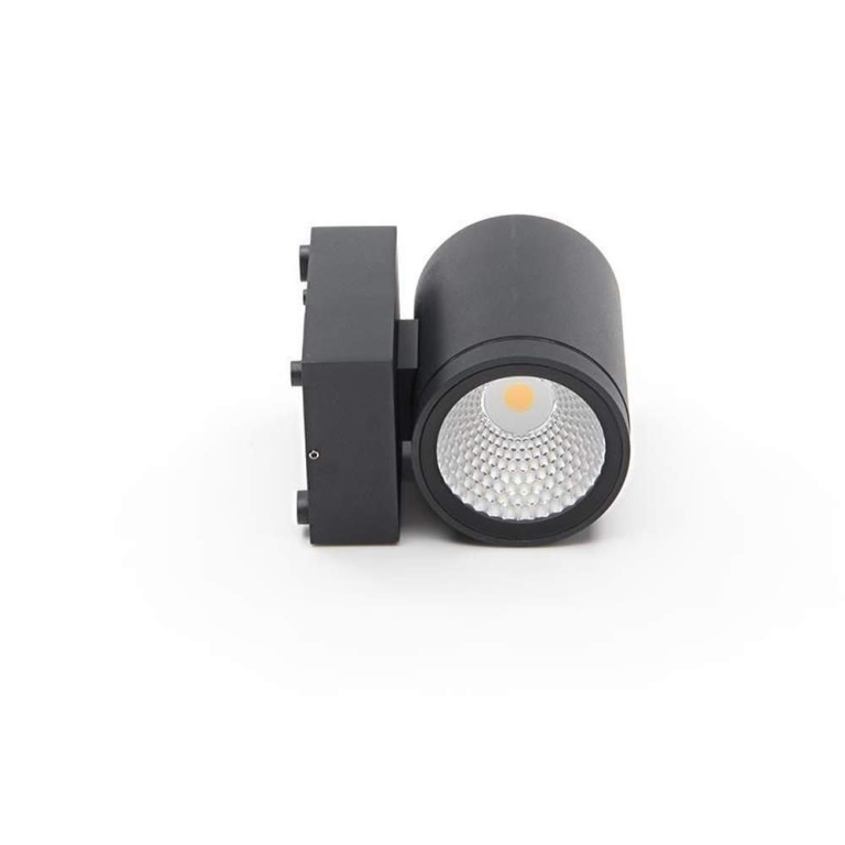 Deko-Light Wandaufbauleuchte, Mobby II Single, 10 W, DIM, 3000 K, Schwarz, 220-240 V/AC, 50 / 60 Hz