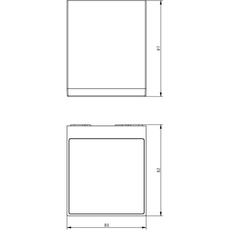Deko-Light Wandaufbauleuchte, Ancha I, 6 W, 3000 K, Grau, 220-240 V/AC, 50 / 60 Hz