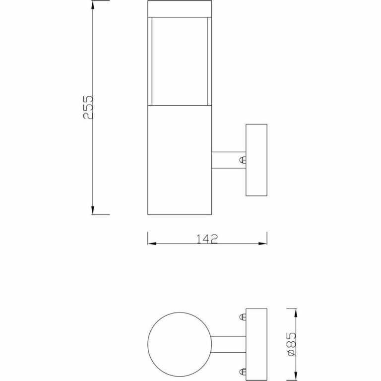 Deko-Light Wandaufbauleuchte, Porrima II, 1x max. 5 W GU10, Silber, 220-240 V/AC, 50 / 60 Hz