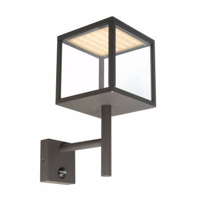 Deko-Light Wandaufbauleuchte, Lacertae Motion, 10 W, 3000 K, Grau, 110-240 V/AC, 50 / 60 Hz