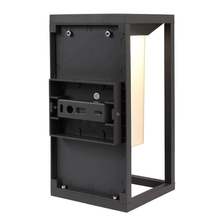 Deko-Light Solaraufbauleuchte, Samas Solar Motion, 2,2 W, 3000 K, Grau, Spannungskonstant, 3.7 V/DC