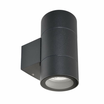 Deko-Light Wandaufbauleuchte, Achernar Up and Down, 2x max. 35 W GU10, Schwarz, 220-240 V/AC, 50 / 60 Hz