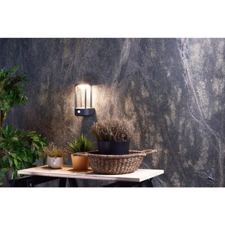 Deko-Light Wandaufbauleuchte, Albaldah Motion, 13,5 W, 3000 K, Grau, 220-240 V/AC, 50 / 60 Hz
