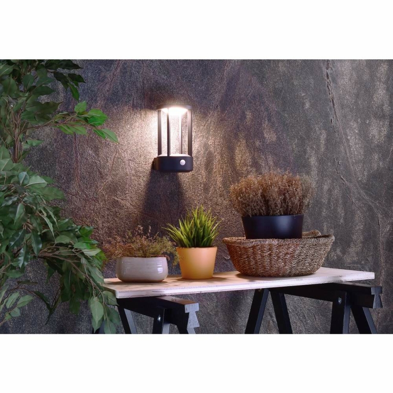 Deko-Light Wandaufbauleuchte, Albaldah Motion, 13,5 W, 3000 K, Grau, 220-240 V/AC, 50 / 60 Hz