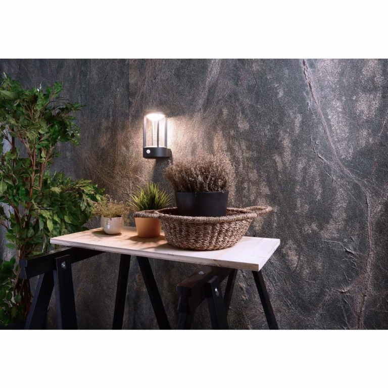 Deko-Light Wandaufbauleuchte, Albaldah Motion, 13,5 W, 3000 K, Grau, 220-240 V/AC, 50 / 60 Hz