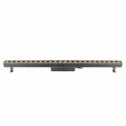 Wallwasher, Wallwasher Caph 230 V Asymetrisch, 38 W, 3000 K, Grau, 220-240 V/AC, 50 / 60 Hz