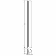 Hallenstrahler, Highbay Normae, 190 W, DALI, 5000 K, Grau, 100-240 V/AC, 50 / 60 Hz