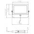 Fluter, Flood SMD, 15 W, 3000 K, Schwarz, 220-240 V/AC, 50 / 60 Hz