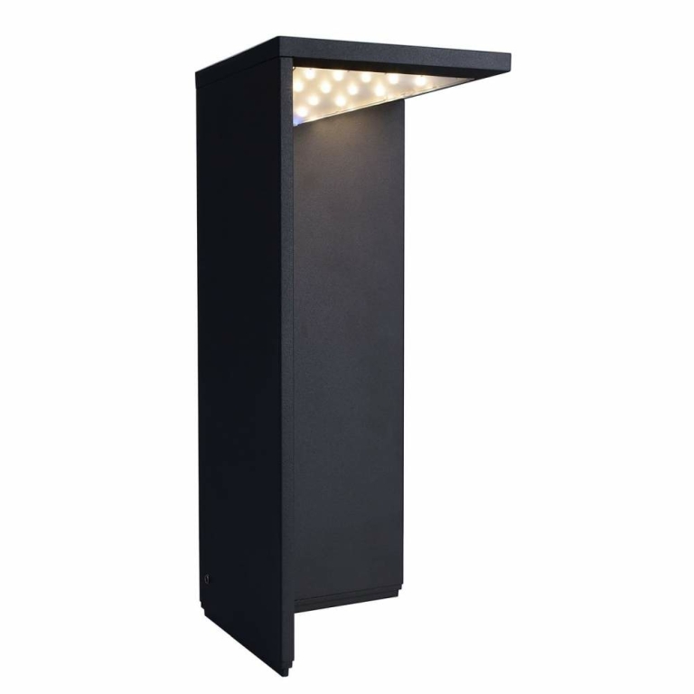 Deko-Light Solaraufbauleuchte, Lugh Solar, 2,2 W, 3000 K, Grau, Spannungskonstant, 3.7 V/DC