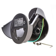 Energieverteiler, Steckdosenturm 400 mm, 3680 W, Grau, 220-240 V/AC, 50 / 60 Hz