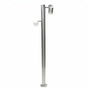 Pollerleuchte, Zilly II 1000 mm, 2x max. 10 W GU10, Silber, 220-240 V/AC, 50 / 60 Hz