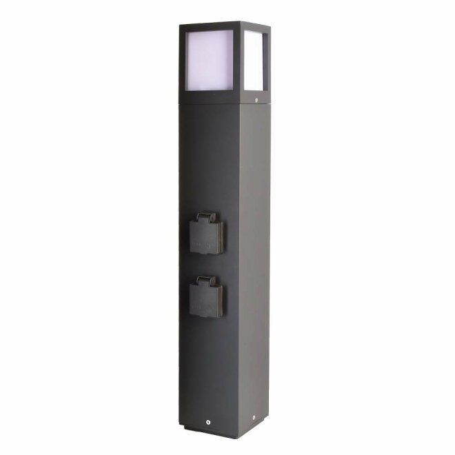 Deko-Light Energieverteiler, Facado Socket 650 mm, 1x max. 20 W E27, Anthrazit, 220-240 V/AC, 50 / 60 Hz