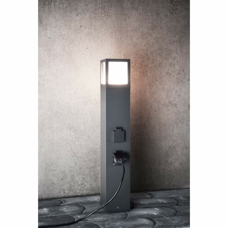 Deko-Light Energieverteiler, Facado Socket 650 mm, 1x max. 20 W E27, Anthrazit, 220-240 V/AC, 50 / 60 Hz